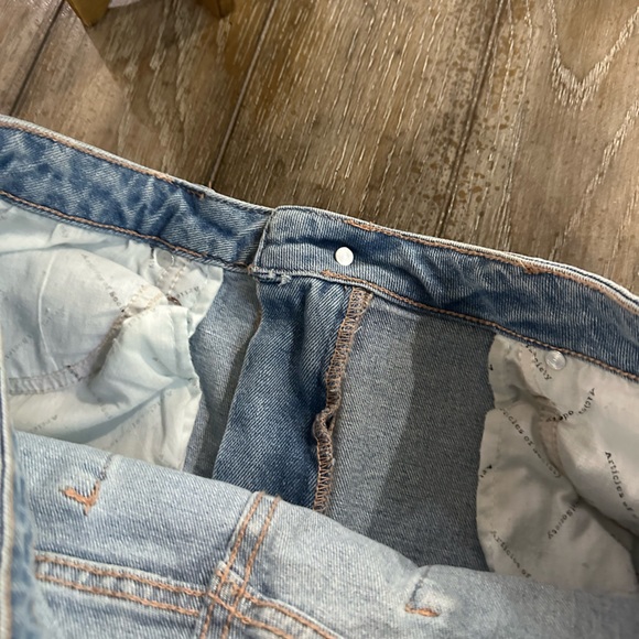 Articles Of Society Light Blue Distressed Jean Shorts - Picture 9 of 11